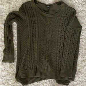 Olive green sweater